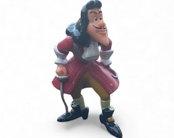 ディズニー フック船長 海賊 ピーターパン ヴィンテージ おもちゃ ケーキトッパー フィギュア