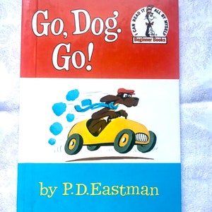 Dr. Seuss ~Go Dog Go ~ Vintage Kinderbuch 1961
