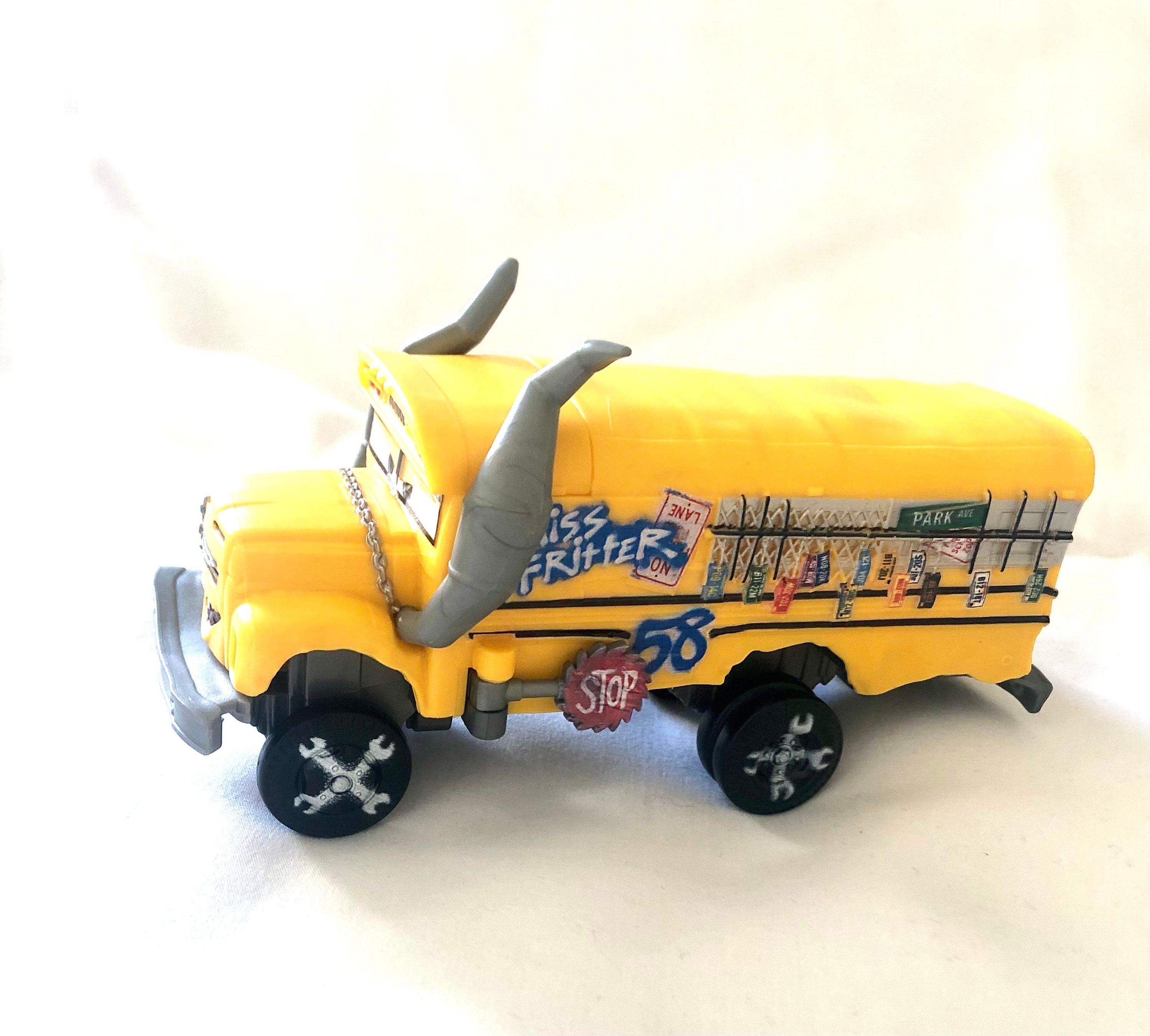 Cars Movie Lightning Mcqueen School Bus Disney Pixar Cars Miss