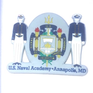 U.S. Naval Academy Refrigerator 3D Vintage Magnet