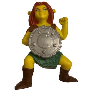 Shrek Forever After Princess Fiona #5 McDonalds Happy Meal Vintage Toy , Cake Topper Figure