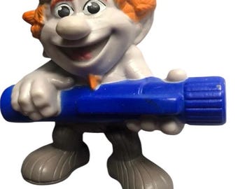 Figurine Hackus Des Schtroumpfs 2 McDonald's 2013 - Occasion, Pour Collection