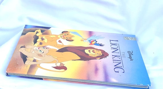 Disney's the Lion King Hardcover Book Vintage Disney Classic