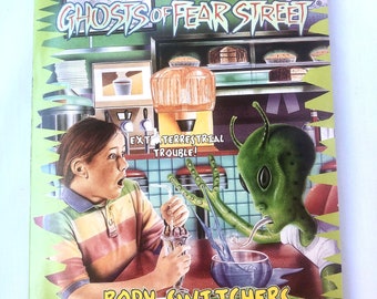 Ghosts Of Fear Street #14 ~ Body Switchers From Outer Space ~ By R. L. Stine ~ 1st Print Edition 1996 Vintage Book