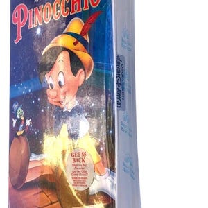 60年代ビンテージピノキオ ビンテージ ウォルト ディズニー ピノキオ VHS 60 周年記念版 - Etsy 日本