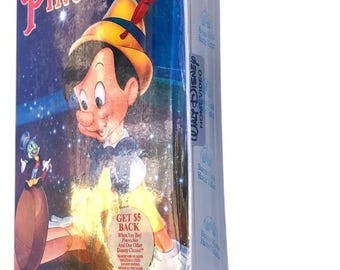 ビンテージ ウォルト ディズニー ピノキオ VHS 60 周年記念版 - Etsy 日本