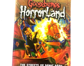 Goosebumps HorrorLand #12 ~ The Streets of Panic Park ~ By R.L. Stine 1St Print Edition Vintage Book 2008