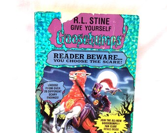Give Yourself Goosebumps # 9 ~ The Knight in Screaming Armor ~ by R L Stine 1st Edition Goosebumps Vintage Book