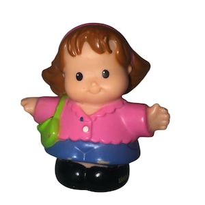 Fisher Price Little People Mom Figure Pink Shirt, 2009