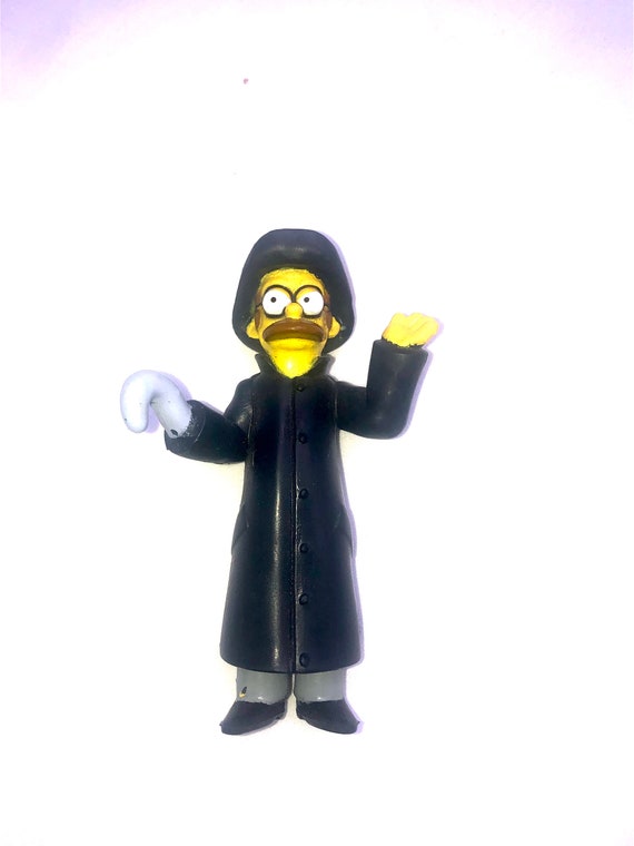 Simpsons Ned Flanders Hook Burger King Figure 2001 Treehouse of