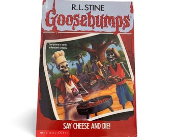 Goosebumps #4 ~ “Say Cheese And Die!” ~ By R.L Stine ~ Scholastic Vintage Book 1992