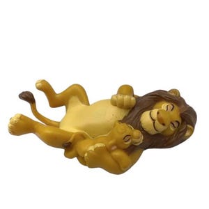 Disney König der Löwen ~ Simba & Mufasa Vintage 1994 Mattel Toy, Cake Topper Figur