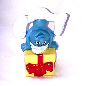 The Smurfs Jokey  Peyo Happy Meal McDonalds PVC Figure Vintage Toy 2011, Cake Topper