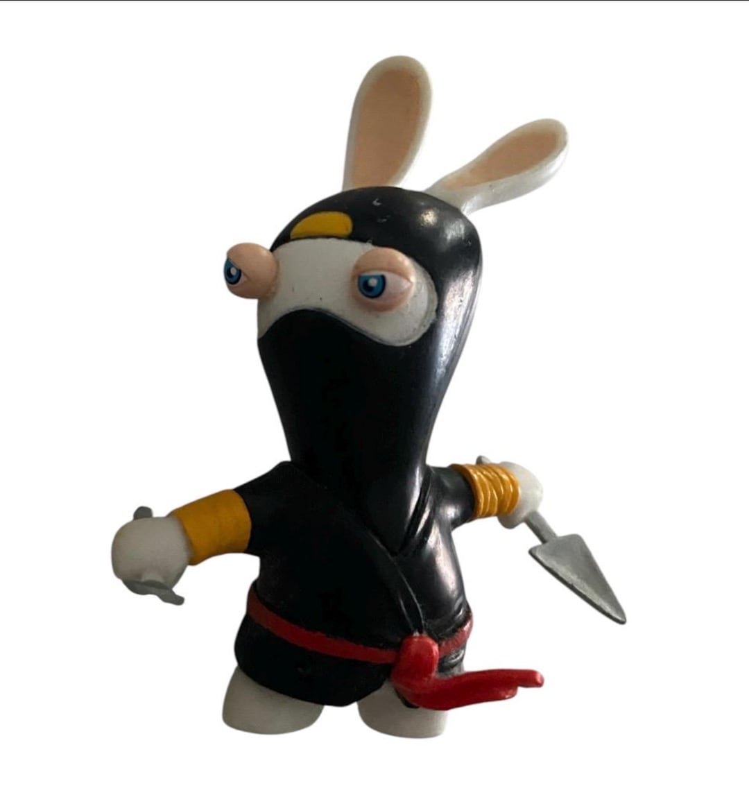 Rabbids Travel in Time ~ Ninja Rabbid ~ Mini PVC Figure - Etsy