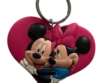 ディズニー ミニーマウス メタルキーホルダー ミニーキーリング