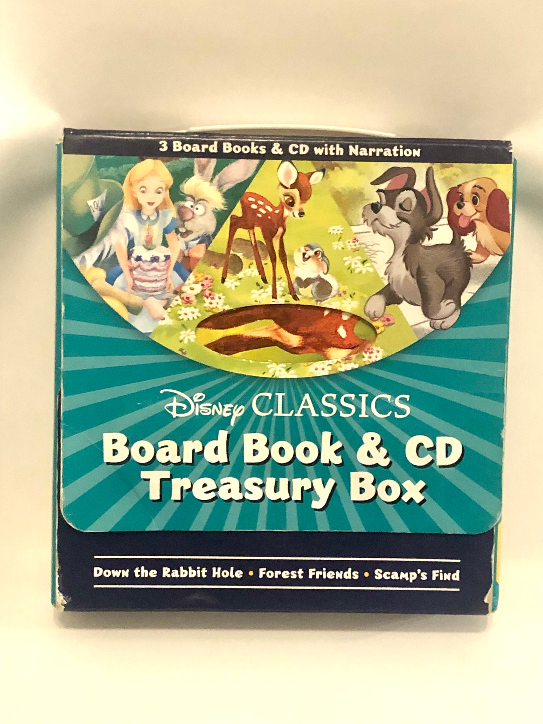 Disney Classics Board 3 Book and CD Treasury Box - Etsy
