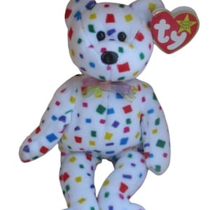 Ty Beanie Baby TY 2K Bear Original 1999 Error 2000 Millennium  Flat Tush Tag