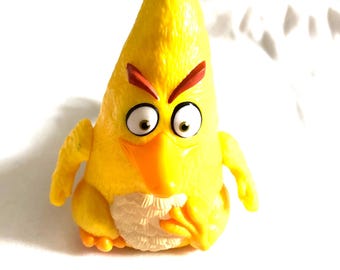 Pájaro amarillo Chuck de Angry Birds Juguete vintage de