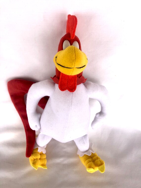 Vintage Foghorn Leghorn Rooster 12 Warner Brothers Looney Tunes Bugs Bunny Stuffed Plush Toy Etsy Sweden