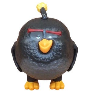Angry Birds Black Bomb Moving Wings 3” McDonalds Happy Meal Toy 2015