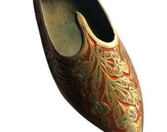 真鍮の靴の灰皿 真鍮のスリッパ トルコのスリッパ アラジンの靴の