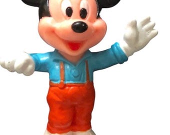 Disney Mickey Mouse PVC Figure , Cake Topper, Vintage Toy