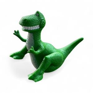 Disney Toy Story 2 ~ Dinosaurio REX ~ Juguete vintage de cuerda McDonald's Happy Meal 1999