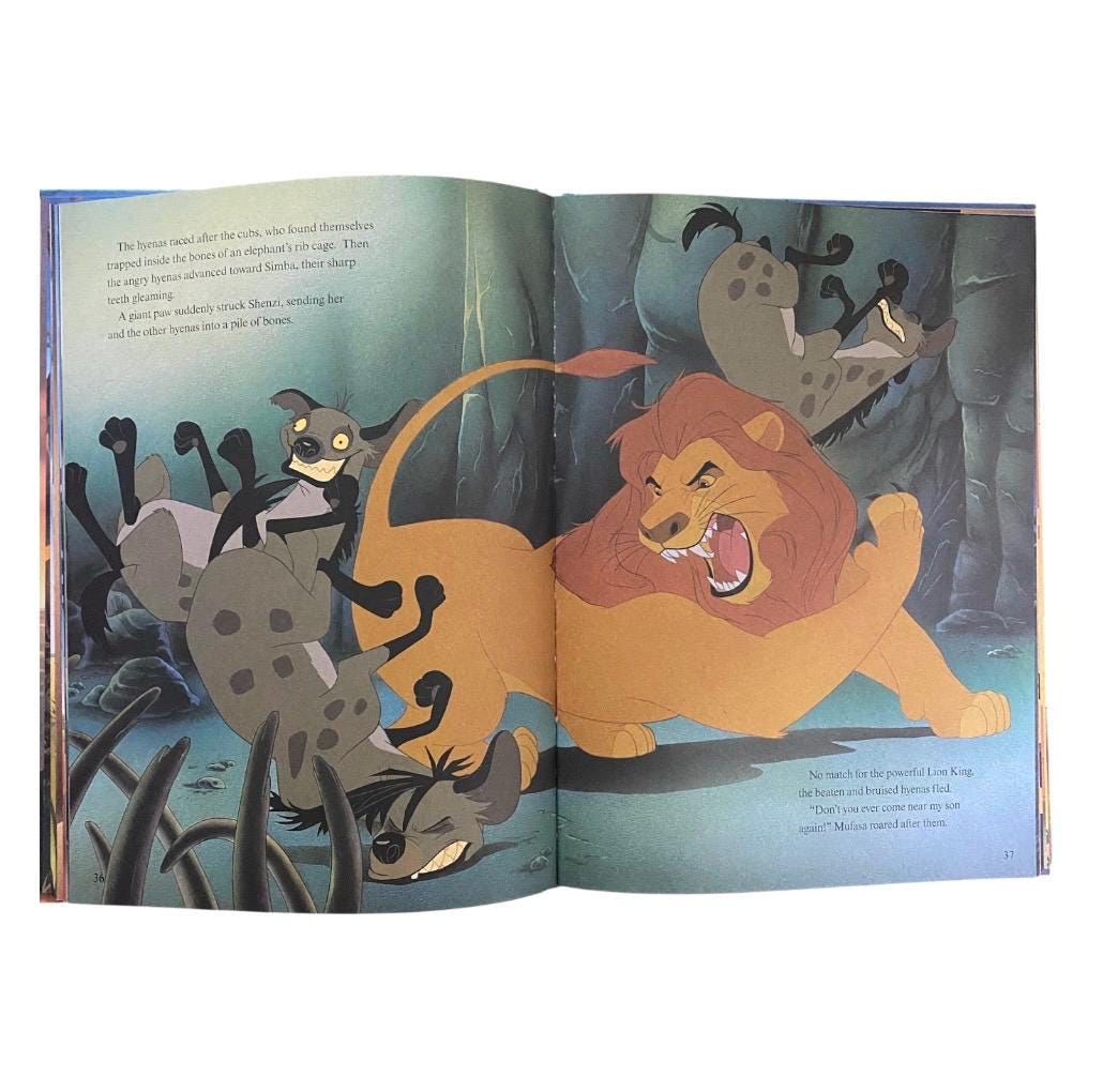 DISNEYANA (英語) 未使用 ハードカバー 1994 大型本 Disney's the Lion King Hardcover Book Vintage Disney Classic