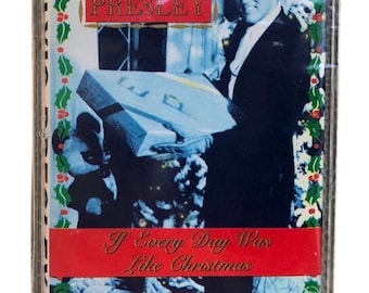 Vintage Elvis Presley If Every Day Was Like Christmas Cassette