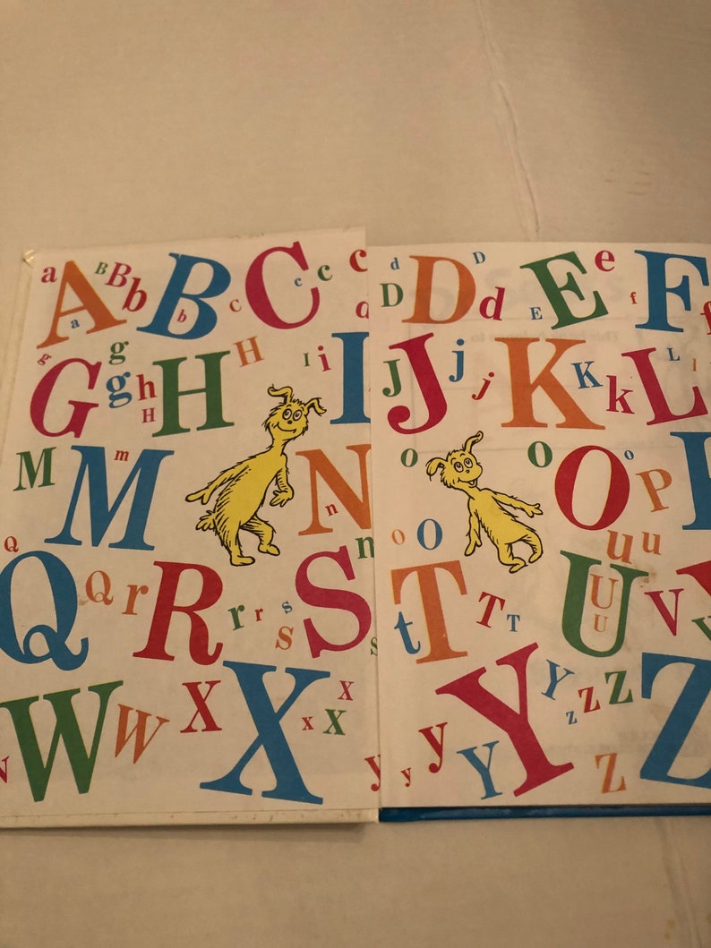 Vintage Dr.seuss’s ABC , Beginner Book , 1963 Hardcover Book... - Etsy