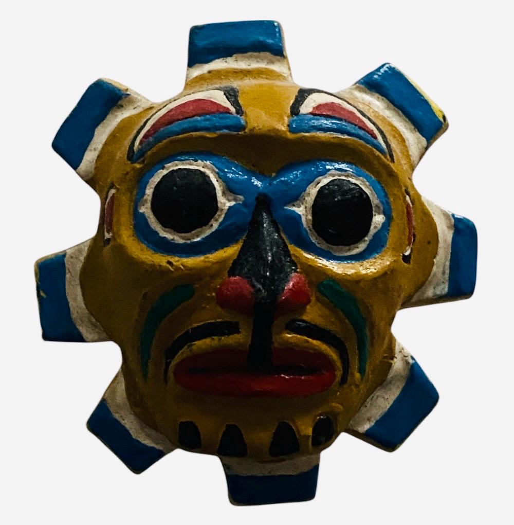 欲*者様 Artifact custom ガスガンおそらく東京マルイ Hi-CA Kwakiutl First Nation 'sun' Mask ~ Pacific North West Coast Native