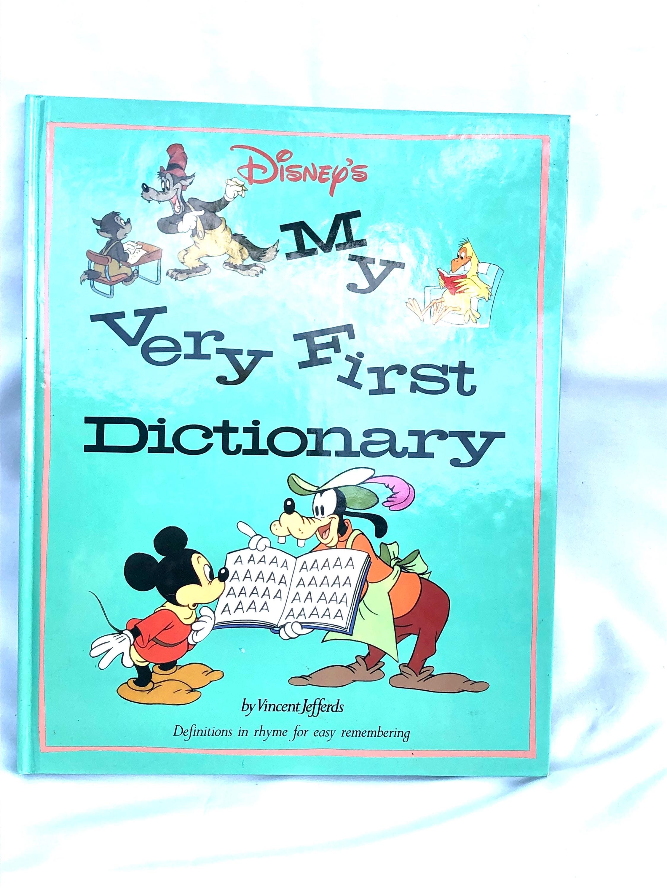 Walt Disney's My Very First Dictionary , Vintage Children's Book