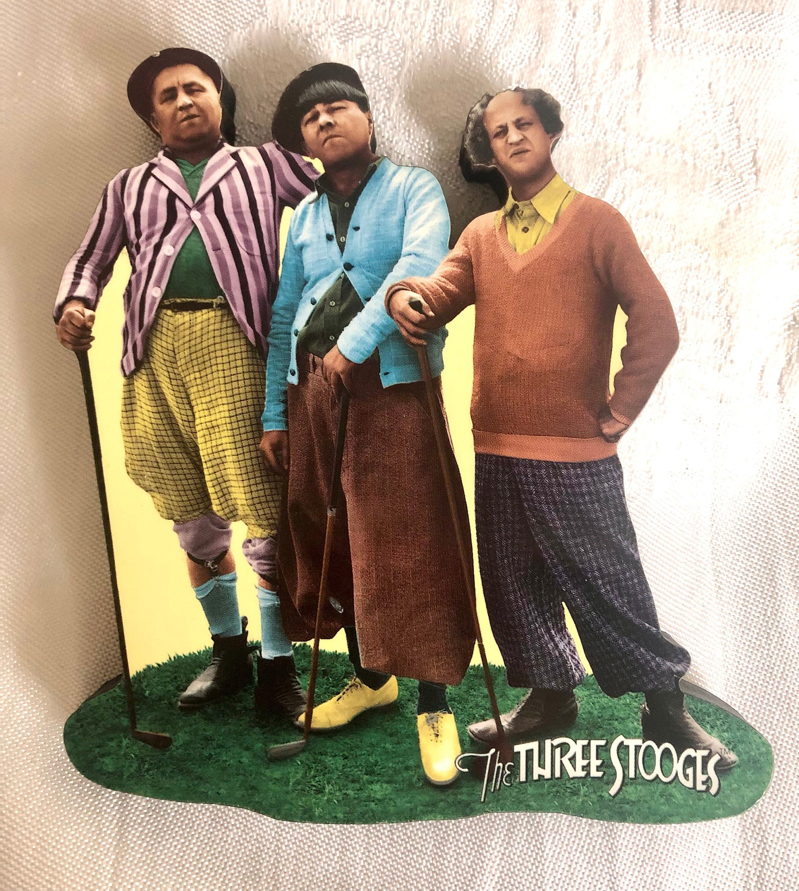 The Three Stooges Golf Masters Retro Vintage Large Refrigerator