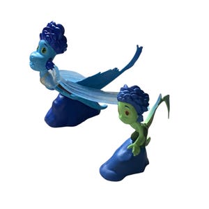 DIsney Pixar Luca Sea Monsters 3” PVC Toys , Cake Topper Figures