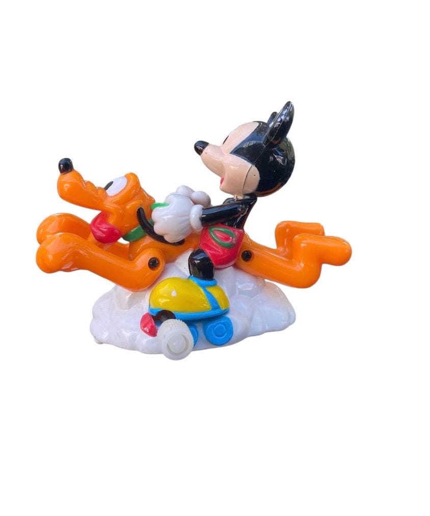 Disney Mickey Mouse Riding Pluto Wind up Vintage Toy - Etsy