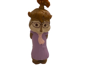 Alvin and The Chipmunks Jeanette McDonald’s Vintage Toy, Cake Topper Figure ( No Sound)