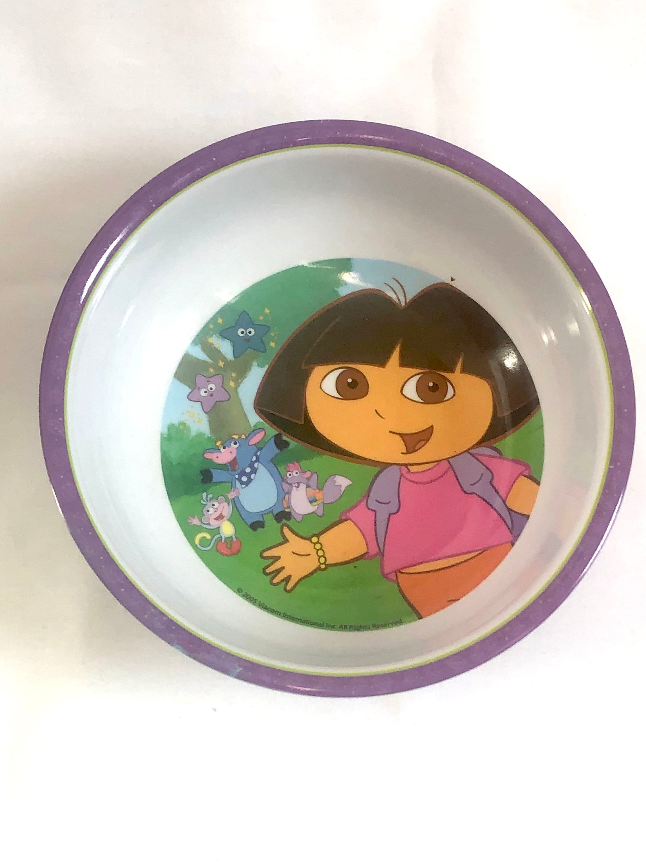 Vintage Dora the Explorer Boots & Friends Zak Designs Melamine