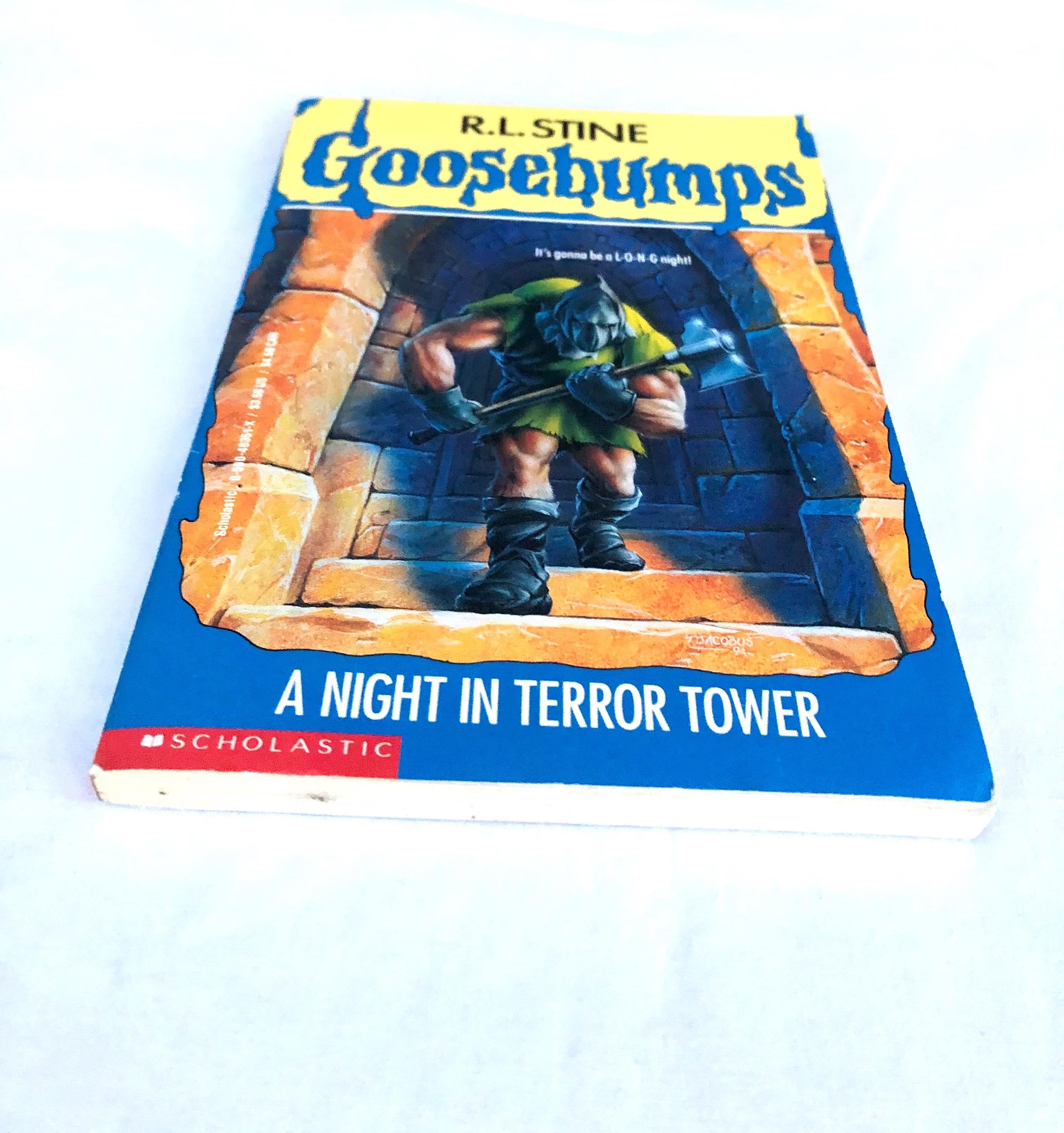 Goosebumps “A Night in Terror Tower”r.l.stine Vintage Book