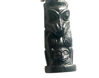 Vintage Totem Pole PVC Keychain