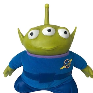 Vintage Disney Pixar Toy Story Light Up Talking Alien 12&quot; by Thinkway Toys 1995, NOT WORKING