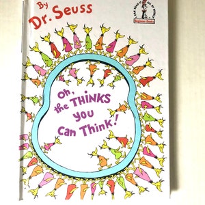 Dr. Seuss Oh die Denkt du kannst Denken, 1975 NEUER Zustand nie benutztes Vintage Buch Neuer Zustand