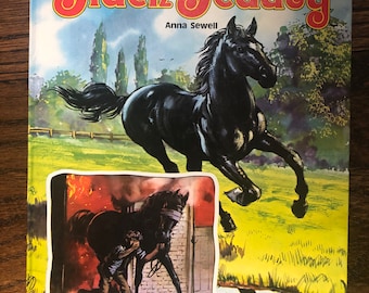 Black Beauty Vintage Children’s Book , Award Adventure Classics 1982, by Anna Sewell