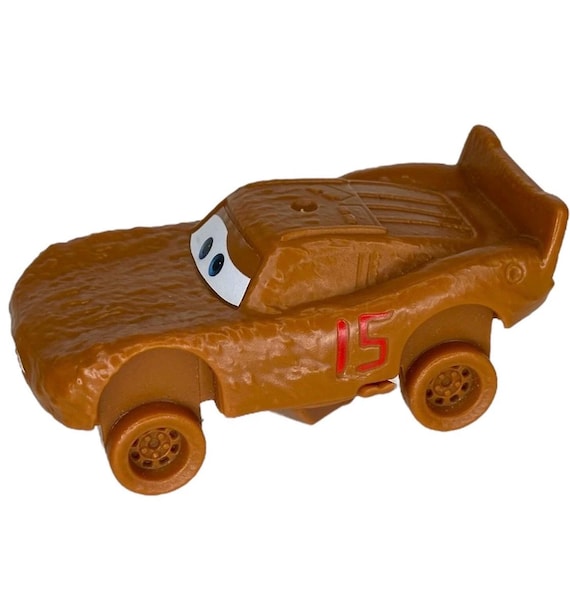 Disney Pixar Cars Lightning Mcqueen Mud Muddy 15 Crazy 8 Crashers