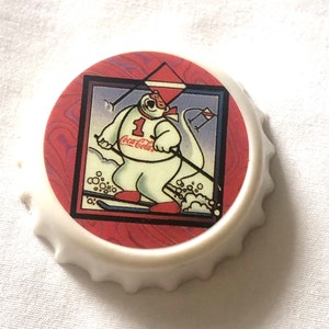 Vintage Coca-Cola Bottle Cap Refrigerator Magnet