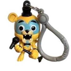 Five Nights at Freddys Glamrock Freddy Sicherheitsbruch Rucksack-Kleiderbügel Clip Tasche / Schlüsselbund
