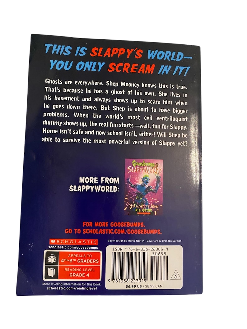 Goosebumps Slappyworld #6 ~ the Ghost of Slappy ~ by R.L. Stine 1st ...