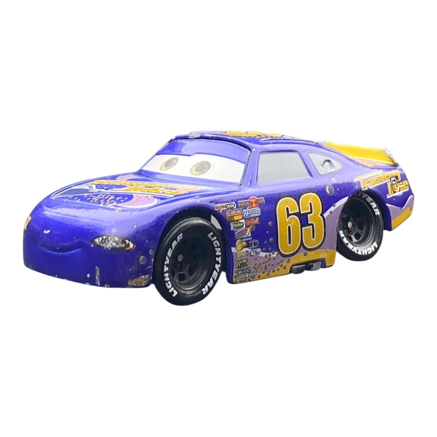 Disney Pixar Cars Lee Revkins Transberry Juice #63 Diecast 1:55