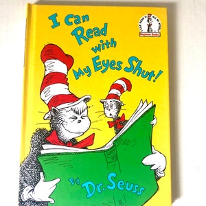Dr. Seuss I Can Bead With My Eyes Shut - Dr. Seuss Collector's edition 1978, Vintage Kinderbuch, NEUER Zustand