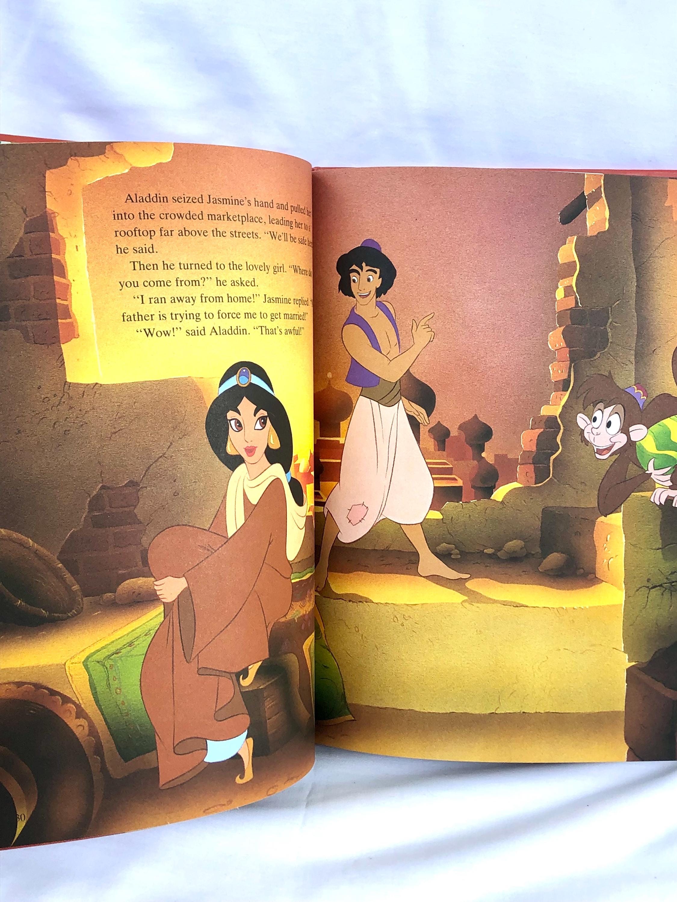 ディズニーのアラジン ハードカバー本 ヴィンテージ ディズニー