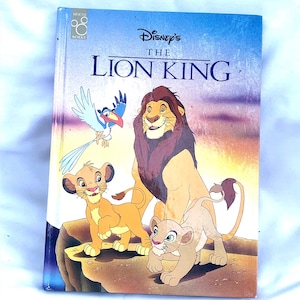 Disney's The Lion King 銀貨 1994年発行 Disney's the Lion King Hardcover Book Vintage Disney Classic